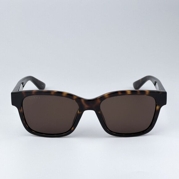 Gucci GG1716S 002 BRAND NEW Sunglasses Havana Brown Square Unisex - Picture 1 of 9